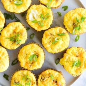 egg muffins on a plate